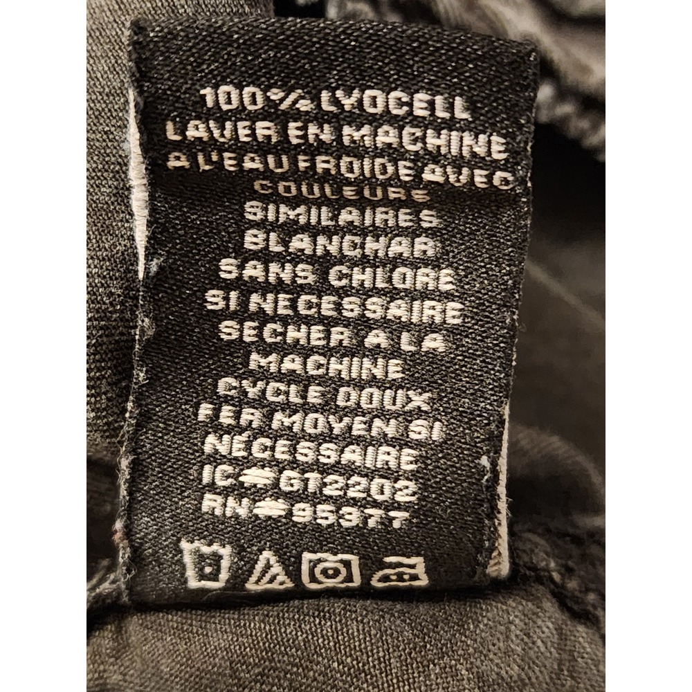 Sanctuary Washed Black 100% Lyocell Utility Jogger Pants Medium - Picture 9 of 9
